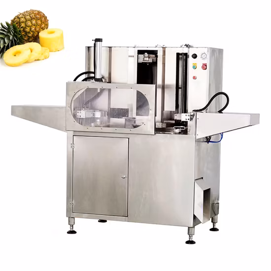 Automatic Pineapple Peeling and Cutting Core Remving Machine Electric Pineapple Corer Cutter